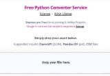 New Free Service — Python Data Converter & Generator
